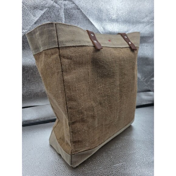 Apolis Global Citizen #WomanUp Burlap Tote Bag NWT - Picture 5 of 9